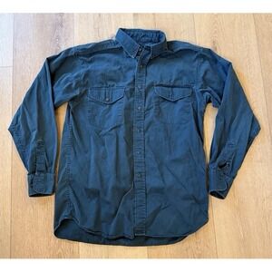 Flyshacker Clothing Men's Green Long Sleeve Button Down Shirt Size M EUC